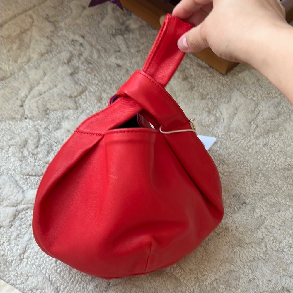 Clare V Red& Purple Clutch
